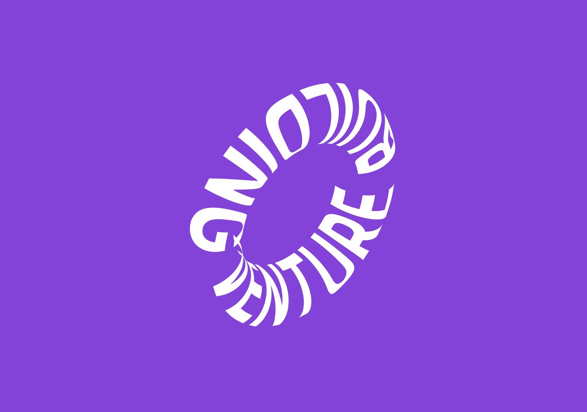 Venture building type ring on purple