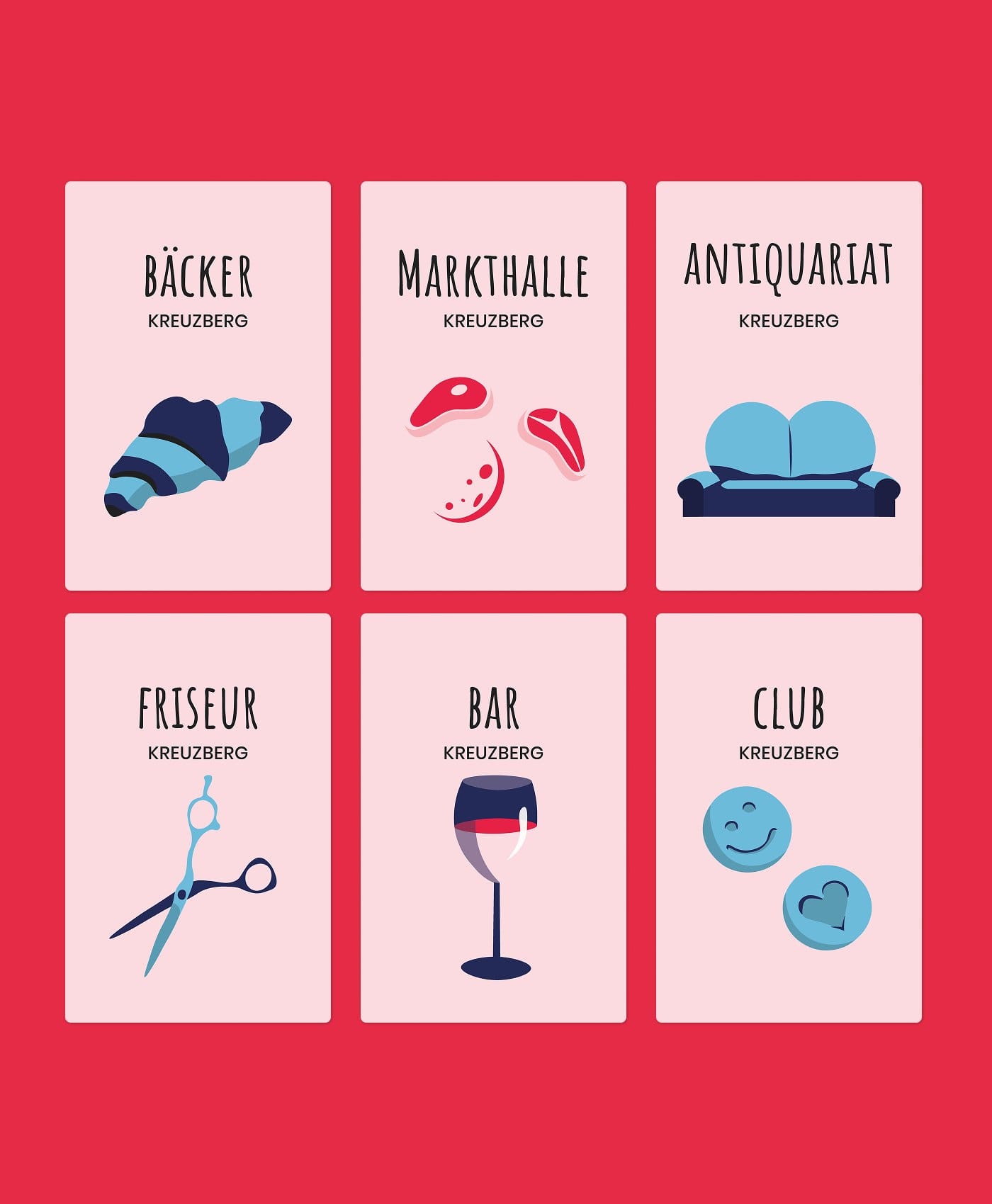 Kreuzberg location cards